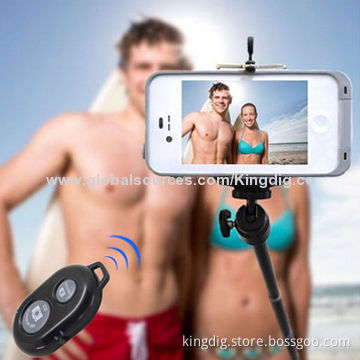 Hot sell wireless selfie stick with wireless monopod for iOS and android cellphone and pad
